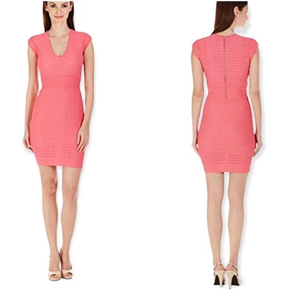 French Connection Coral Miami Danni Bodycon Dress NWT Size 10 - Picture 1 of 8